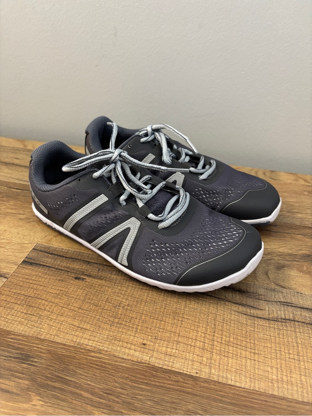Xero HFS Lace Up Comfort Walking Shoes Steel Grey Mesh Sneakers Women's